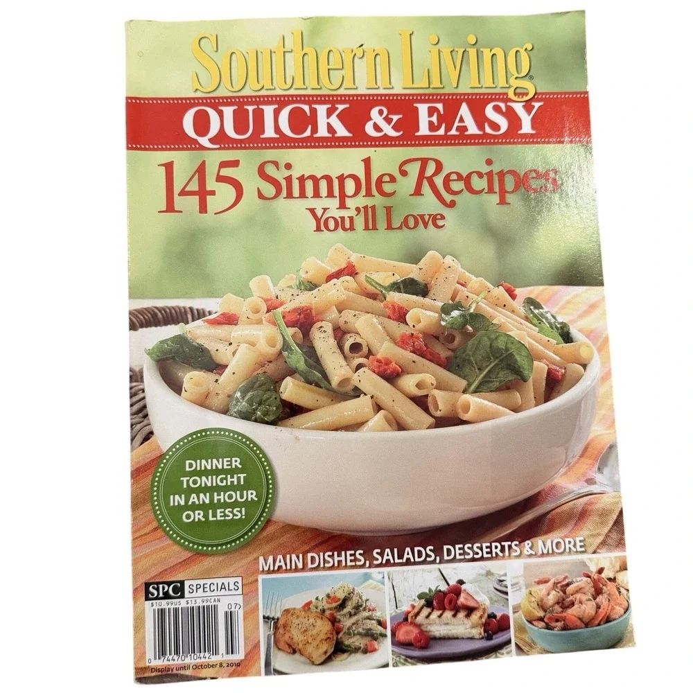 Southern Living Magazine Vintage Lot Of 5 Recipe LIfestyle Cooking Home‎ Decor